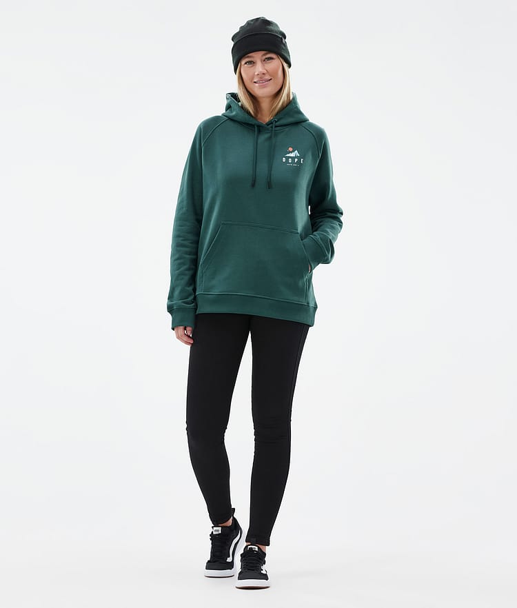 Dope Common W Hoodie Women Ice Bottle Green