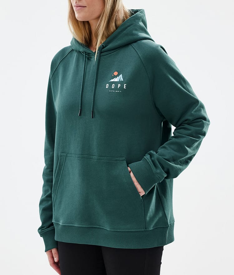 Dope Common W Hoodie Dames Ice Bottle Green, Afbeelding 6 van 7