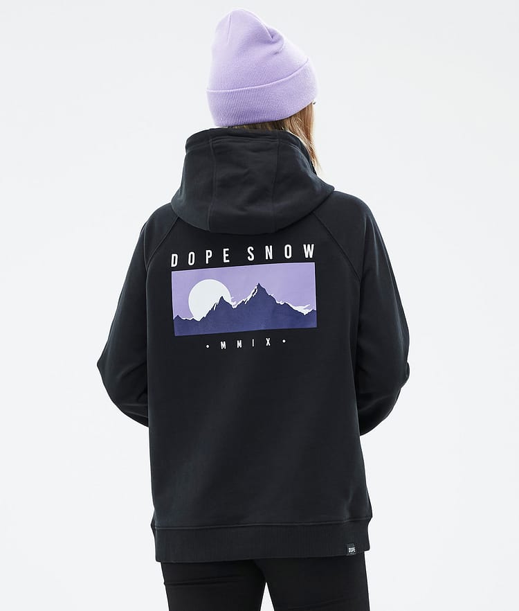 Dope Common W Hoodie Dame Silhouette Black, Billede 1 af 7