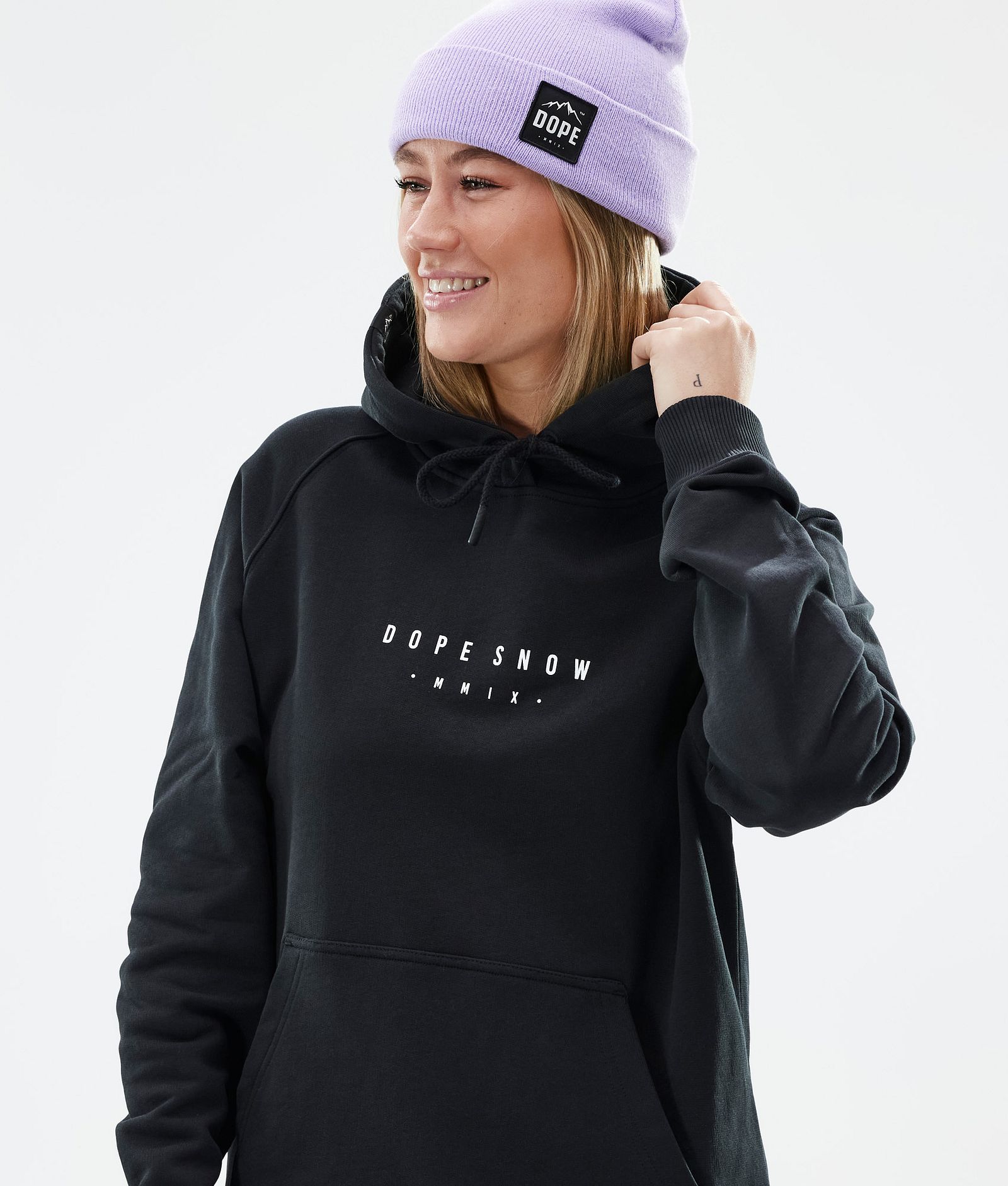 Dope Common W Hoodie Dame Silhouette Black, Billede 3 af 7