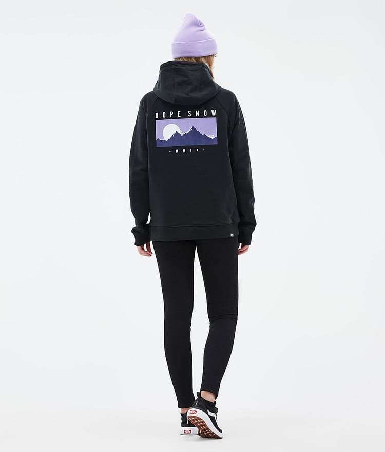 Dope Common W Hoodie Dames Silhouette Black