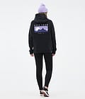 Dope Common W Hoodie Dame Silhouette Black