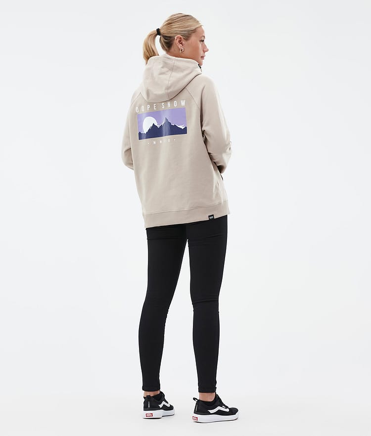 Dope Common W Sweat à capuche Femme Silhouette Sand