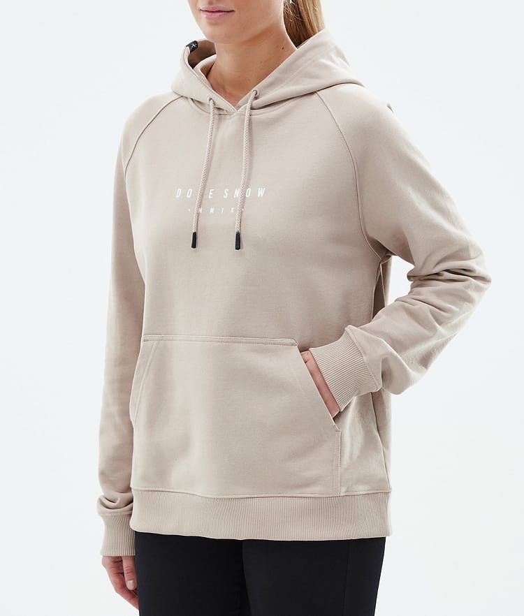 Dope Common W Sweat à capuche Femme Silhouette Sand