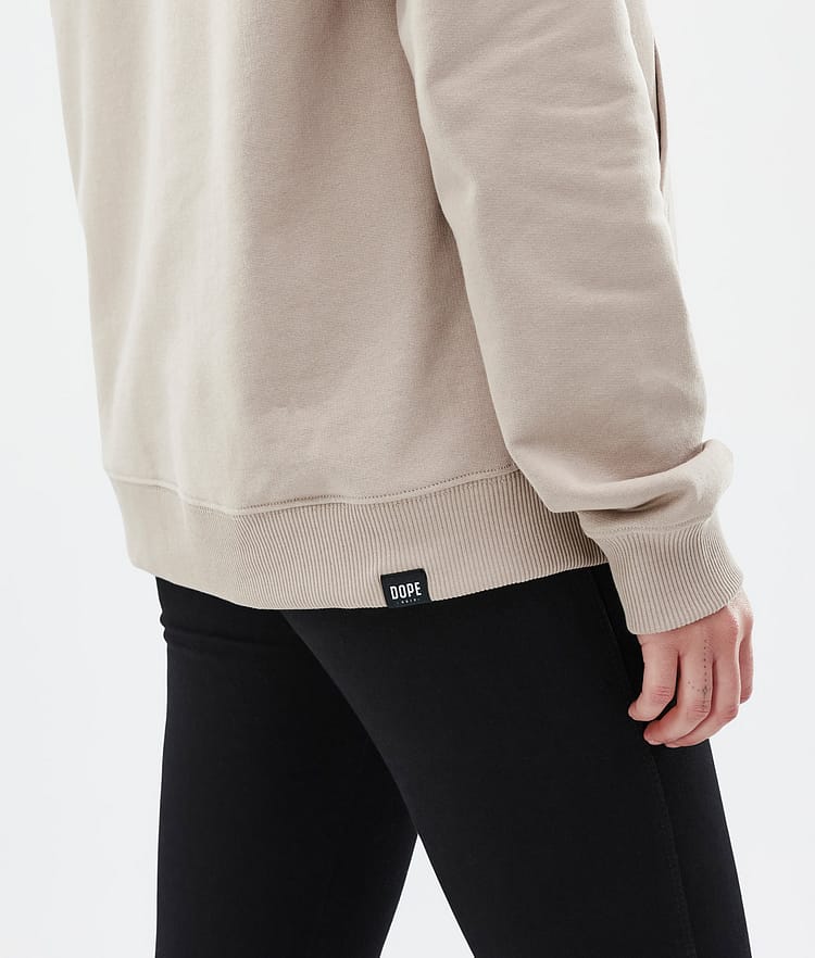 Dope Common W Hoodie Dames Silhouette Sand