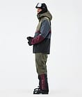 Dope Legacy Track Veste de Ski Homme OIive Green/Burgundy/Metal Blue/Black, Image 3 sur 8