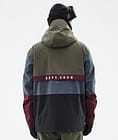 Dope Legacy Track Veste de Ski Homme OIive Green/Burgundy/Metal Blue/Black, Image 6 sur 8