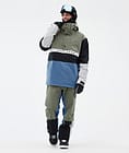 Dope Legacy Track Snowboard jas Heren Greenish/Light Grey/Black/Blue Steel Renewed, Afbeelding 2 van 8