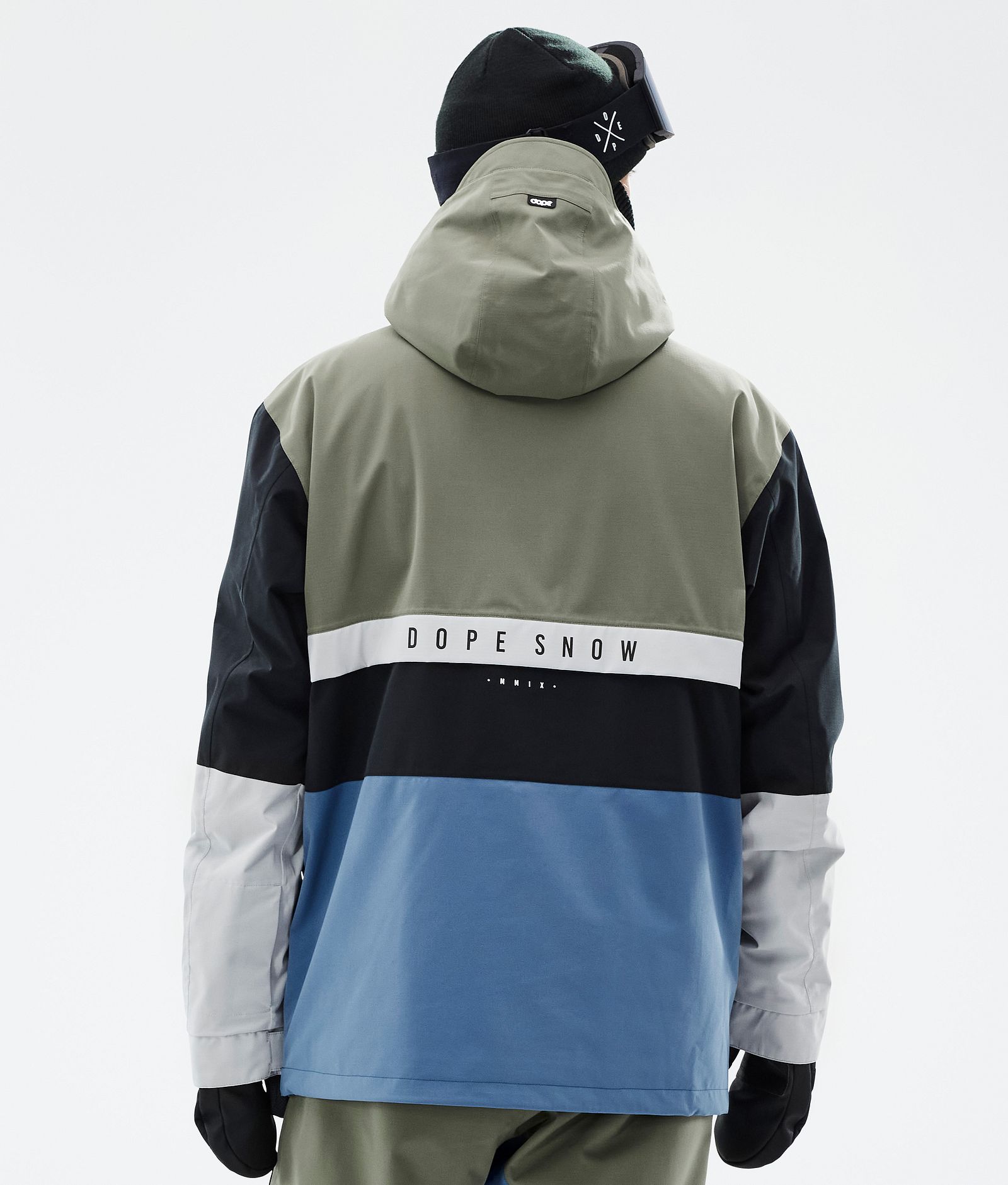 Dope Legacy Track Veste de Ski Homme Greenish/Light Grey/Black/Blue Steel, Image 6 sur 8