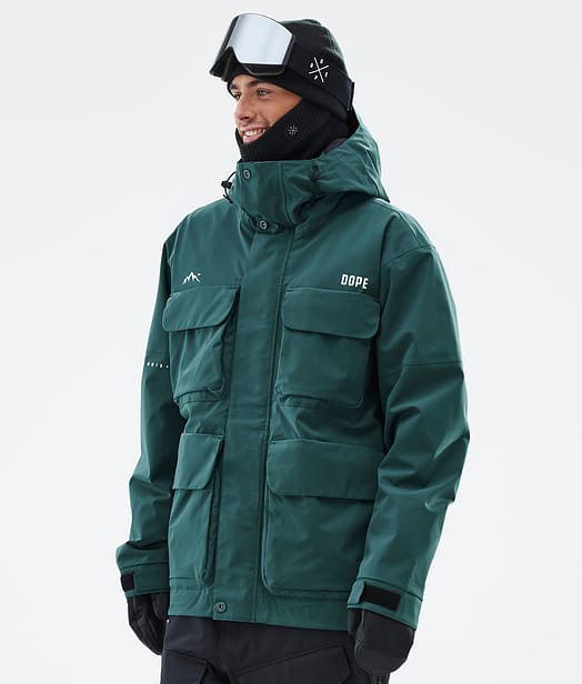 Dope Zenith Kurtka Snowboardowa Mężczyźni Bottle Green