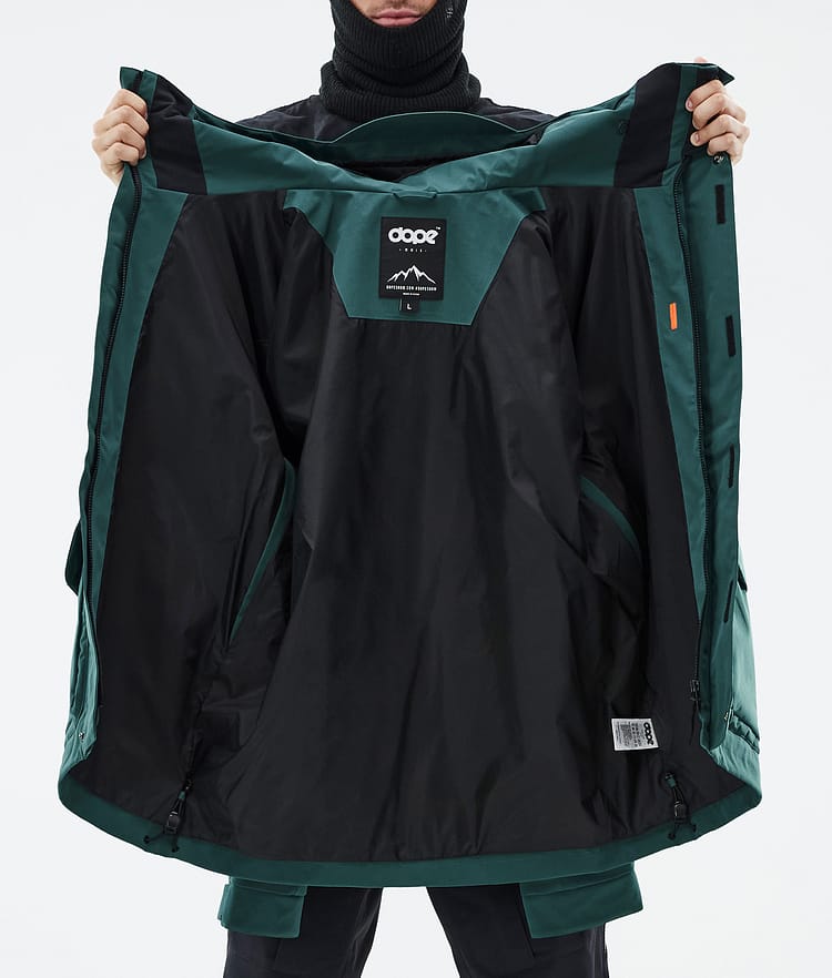 Dope Zenith Snowboard Jacket Men Bottle Green