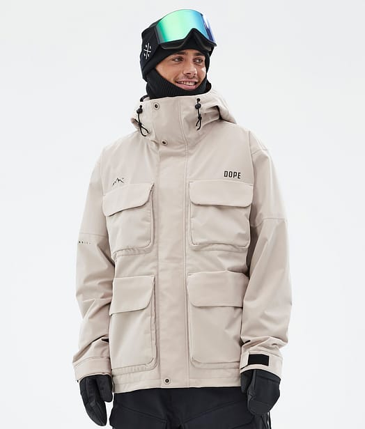 Dope Zenith Kurtka Snowboardowa Mężczyźni Sand