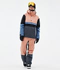 Dope Legacy Track W Giacca Snowboard Donna Faded Peach/Blue Steel/Black/Metal Blue
