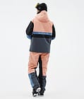 Dope Legacy Track W Veste de Ski Femme Faded Peach/Blue Steel/Black/Metal Blue, Image 4 sur 8