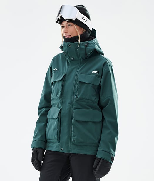 Dope Zenith W Chaqueta Snowboard Mujer Bottle Green