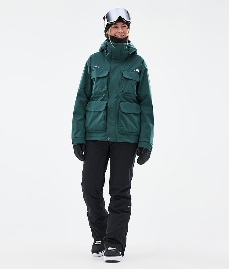 Dope Zenith W Snowboard jas Dames Bottle Green, Afbeelding 2 van 10