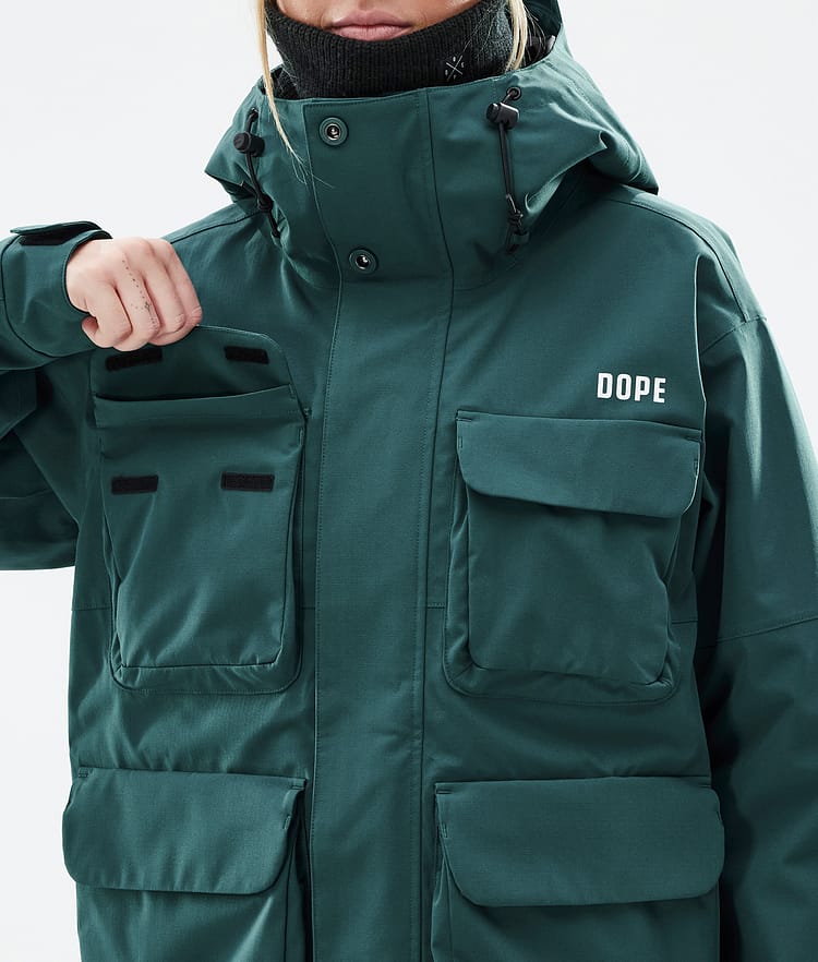 Dope Adept W Chaqueta Esquí Mujer Soft Green - Verde