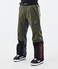 Dope Blizzard Track Pantalones Snowboard Hombre OIive Green/Burgundy/Metal Blue/Black, Imagen 1 de 5