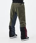 Dope Blizzard Track Pantaloni Snowboard Uomo OIive Green/Burgundy/Metal Blue/Black, Immagine 4 di 5