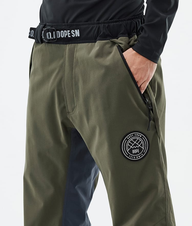 Dope Blizzard Track Snowboard Broek Heren OIive Green/Burgundy/Metal Blue/Black, Afbeelding 5 van 5