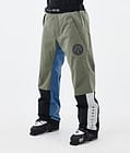 Dope Blizzard Track Pantalon de Ski Homme Greenish/Light Grey/Black/Blue Steel, Image 1 sur 5