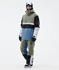Dope Blizzard Track Pantalon de Snowboard Homme Greenish/Light Grey/Black/Blue Steel, Image 2 sur 5