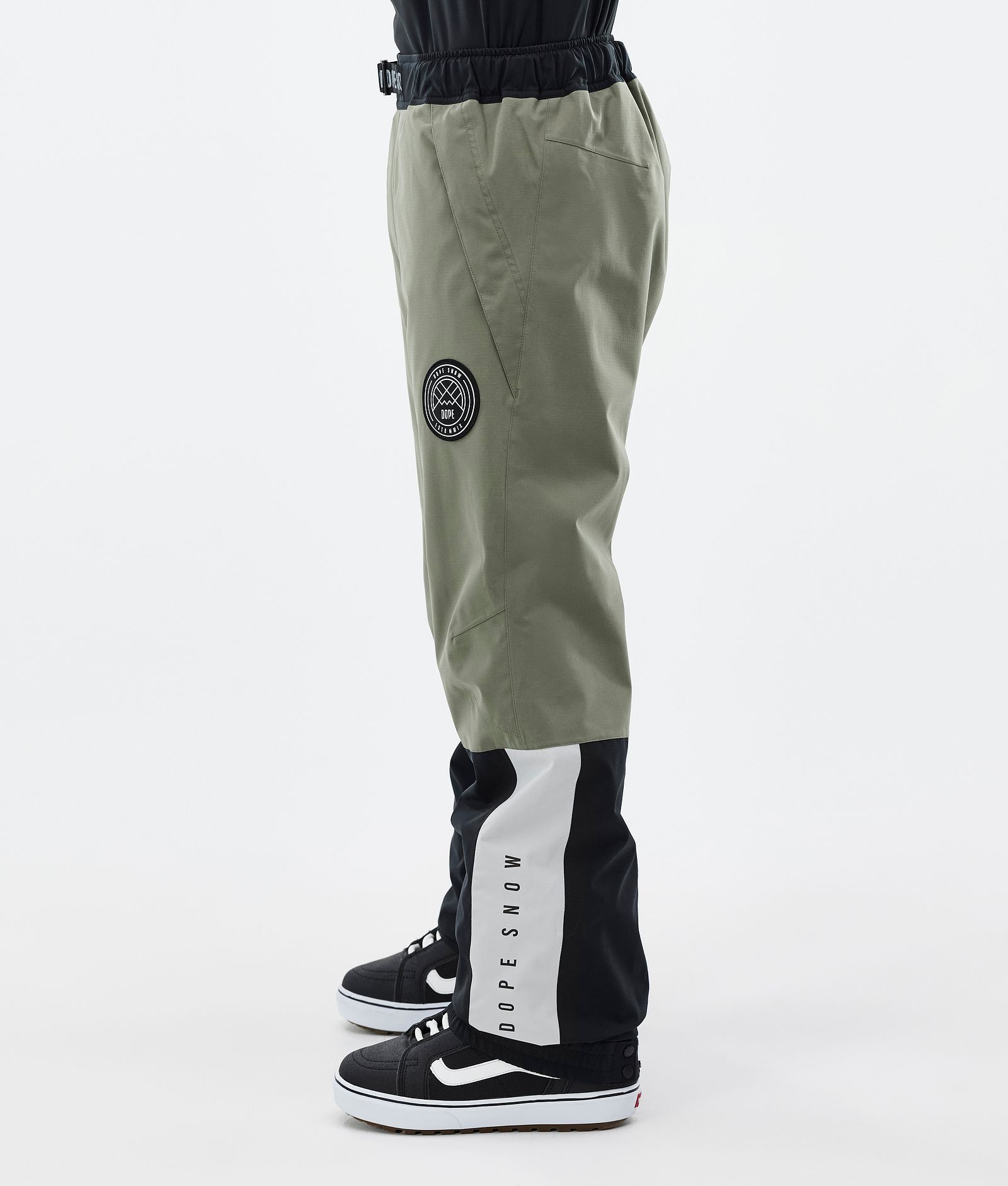 Dope Blizzard Track Pantalon de Snowboard Homme Greenish/Light Grey/Black/Blue Steel, Image 3 sur 5