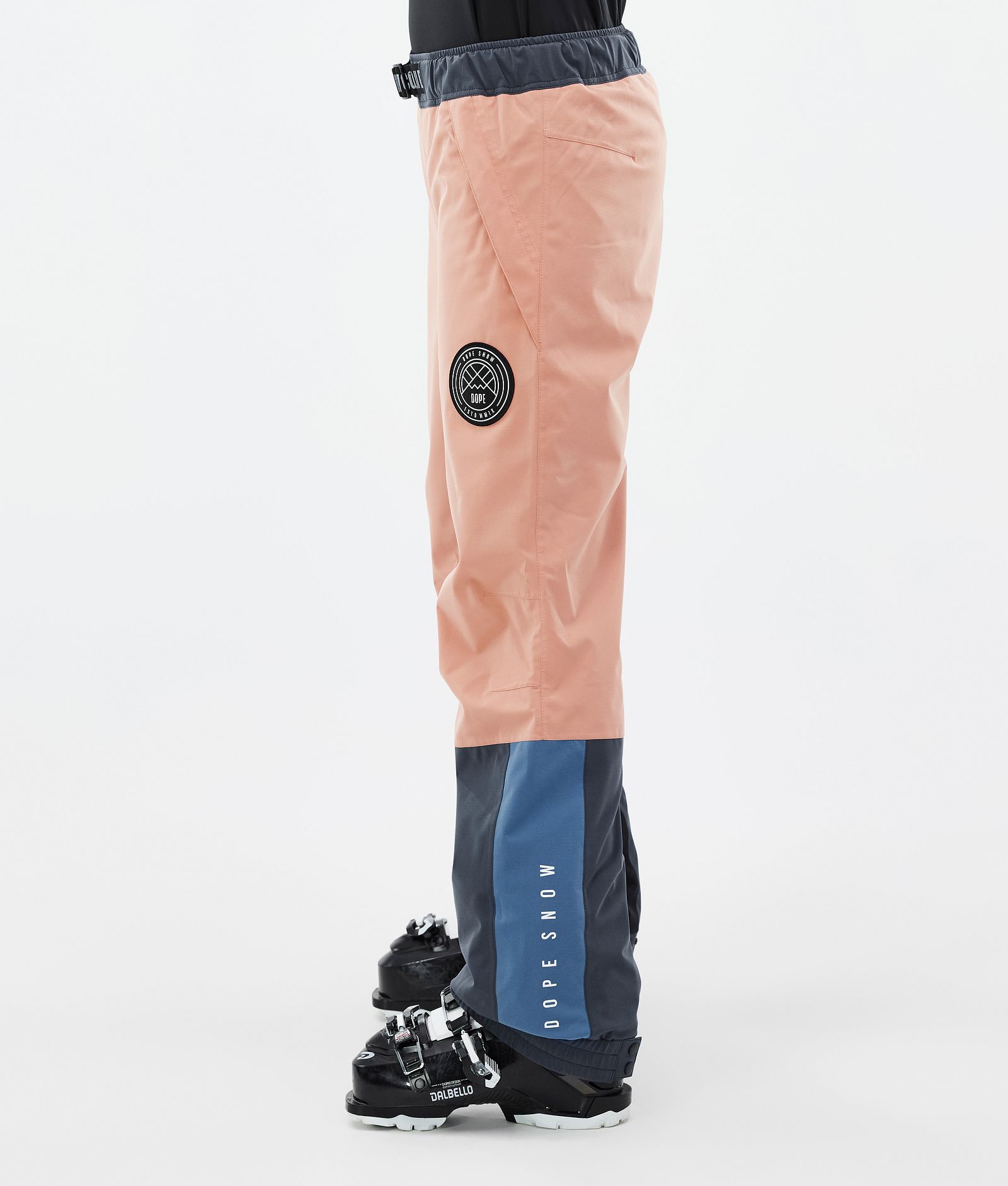 Dope Blizzard Track W Pantalon de Ski Femme Faded Peach/Blue Steel/Black/Metal Blue, Image 3 sur 5