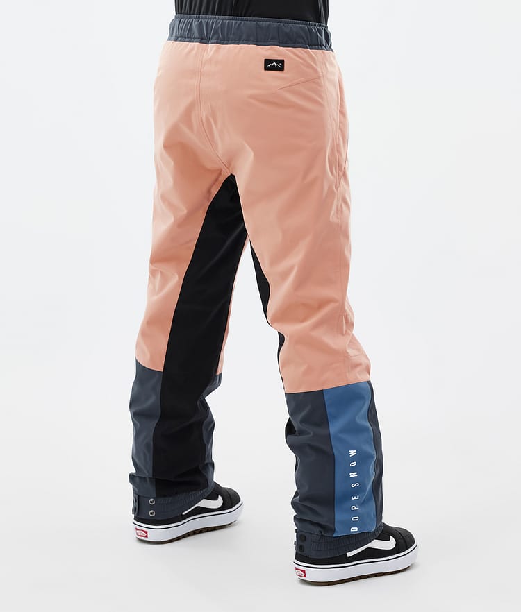 Dope Blizzard Track W Snowboard Broek Dames Faded Peach/Blue Steel/Black/Metal Blue, Afbeelding 4 van 5