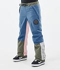 Dope Blizzard Track W Pantaloni Snowboard Donna Blue Steel/Light Grey/Soft Pink/Greenish, Immagine 1 di 5