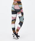 Dope Lofty Tech Legginsy Kobiety Shards Gold Muted Pink, Zdjęcie 2 z 8