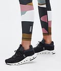 Dope Lofty Tech Legginsy Kobiety Shards Gold Muted Pink, Zdjęcie 8 z 8