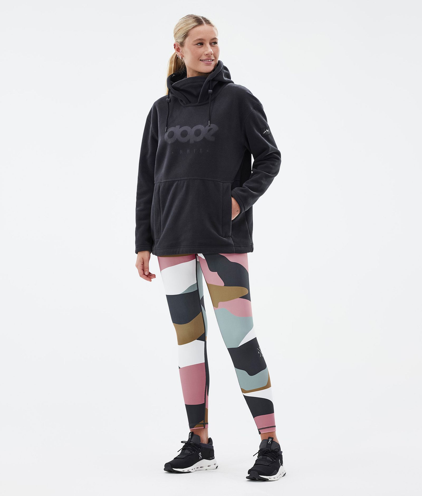 Dope Razor Leggings Women Shards Gold Muted Pink, Image 3 of 7