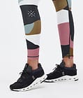 Dope Razor Leggings Women Shards Gold Muted Pink, Image 7 of 7