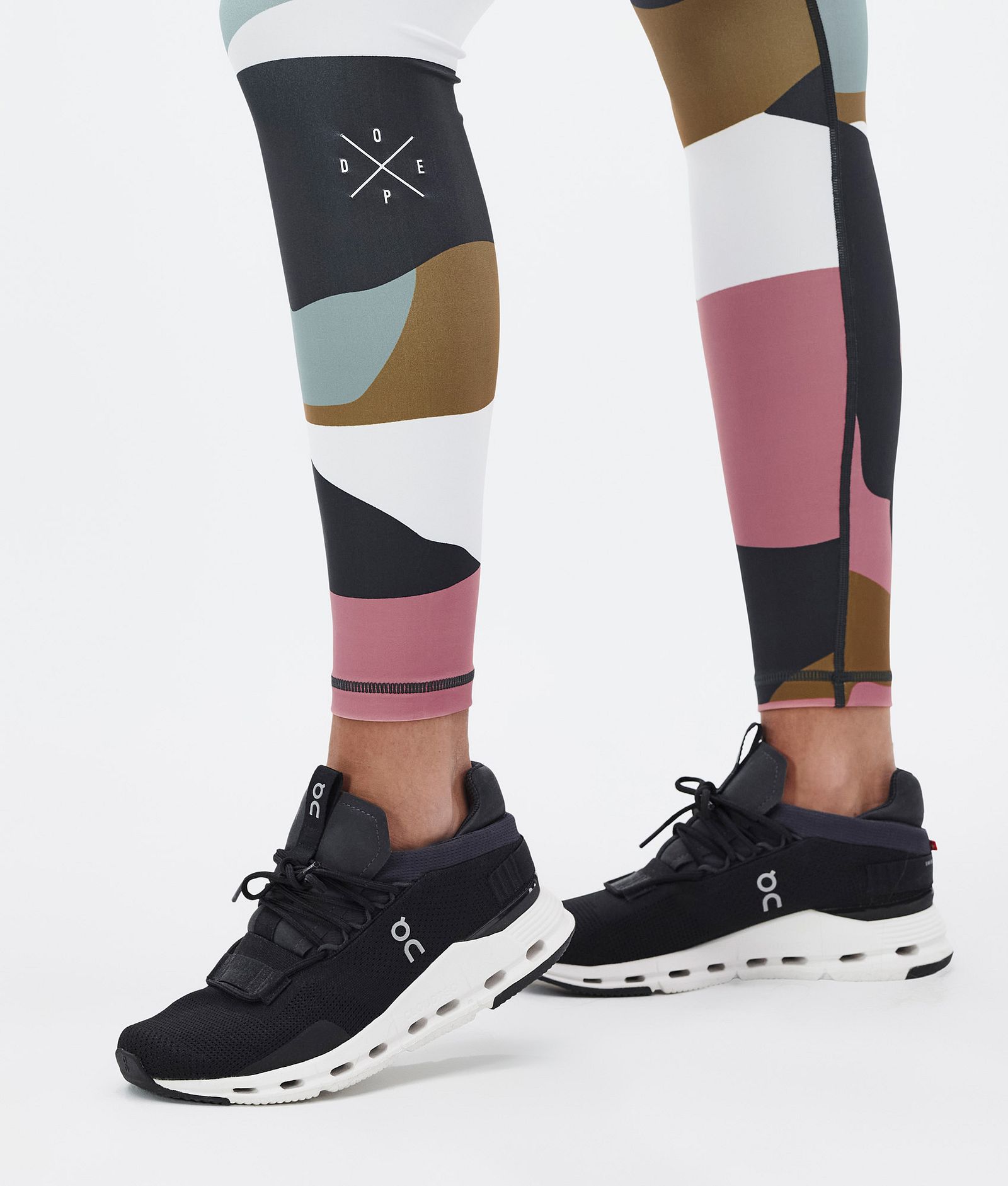 Dope Razor Leggings Women Shards Gold Muted Pink, Image 7 of 7