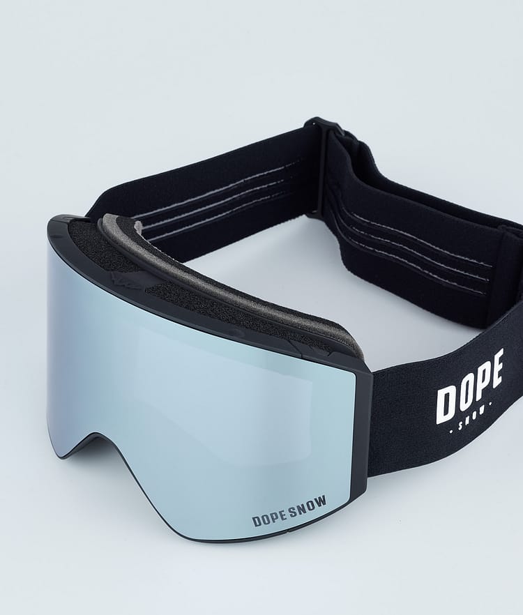 Dope Sight Masque de ski Homme Black W/Black Champagne Mirror - Noir