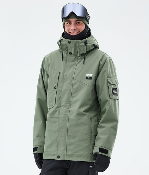 Dope Adept Snowboard Jacket Men Moss Green