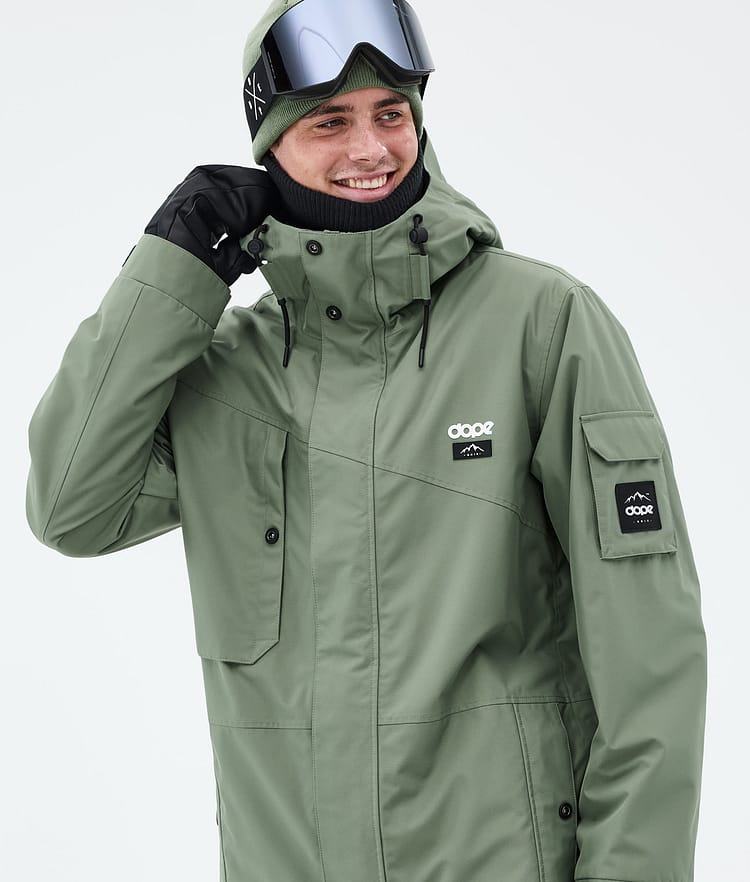 Dope Adept Ski Jacket Men Moss Green, Image 2 of 10