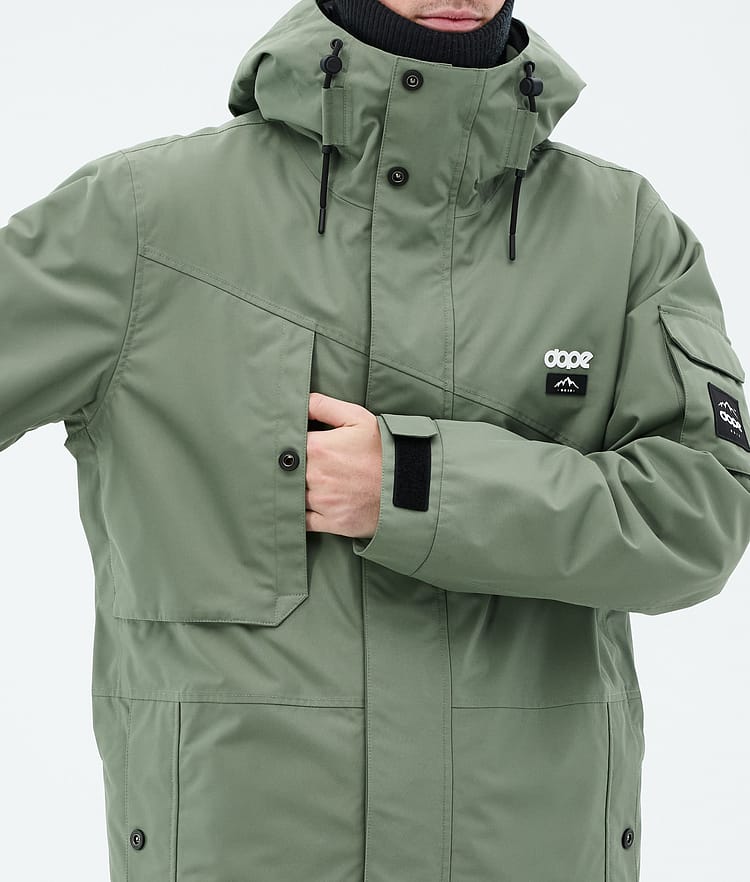 Dope Adept Ski Jacket Men Moss Green, Image 9 of 10