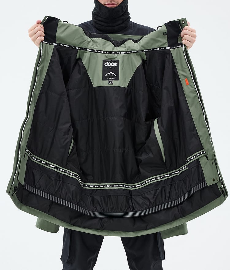 Dope Adept Giacca Snowboard Uomo Moss Green Renewed, Immagine 10 di 10