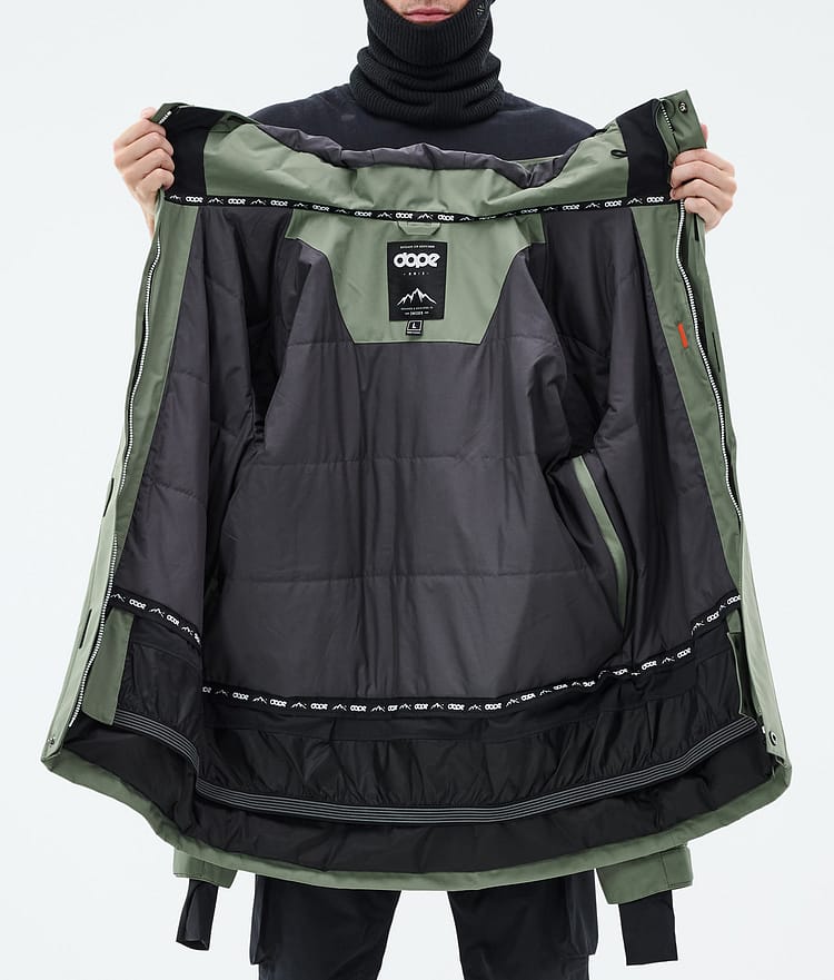 Dope Adept Ski Jacket Men Moss Green, Image 10 of 10