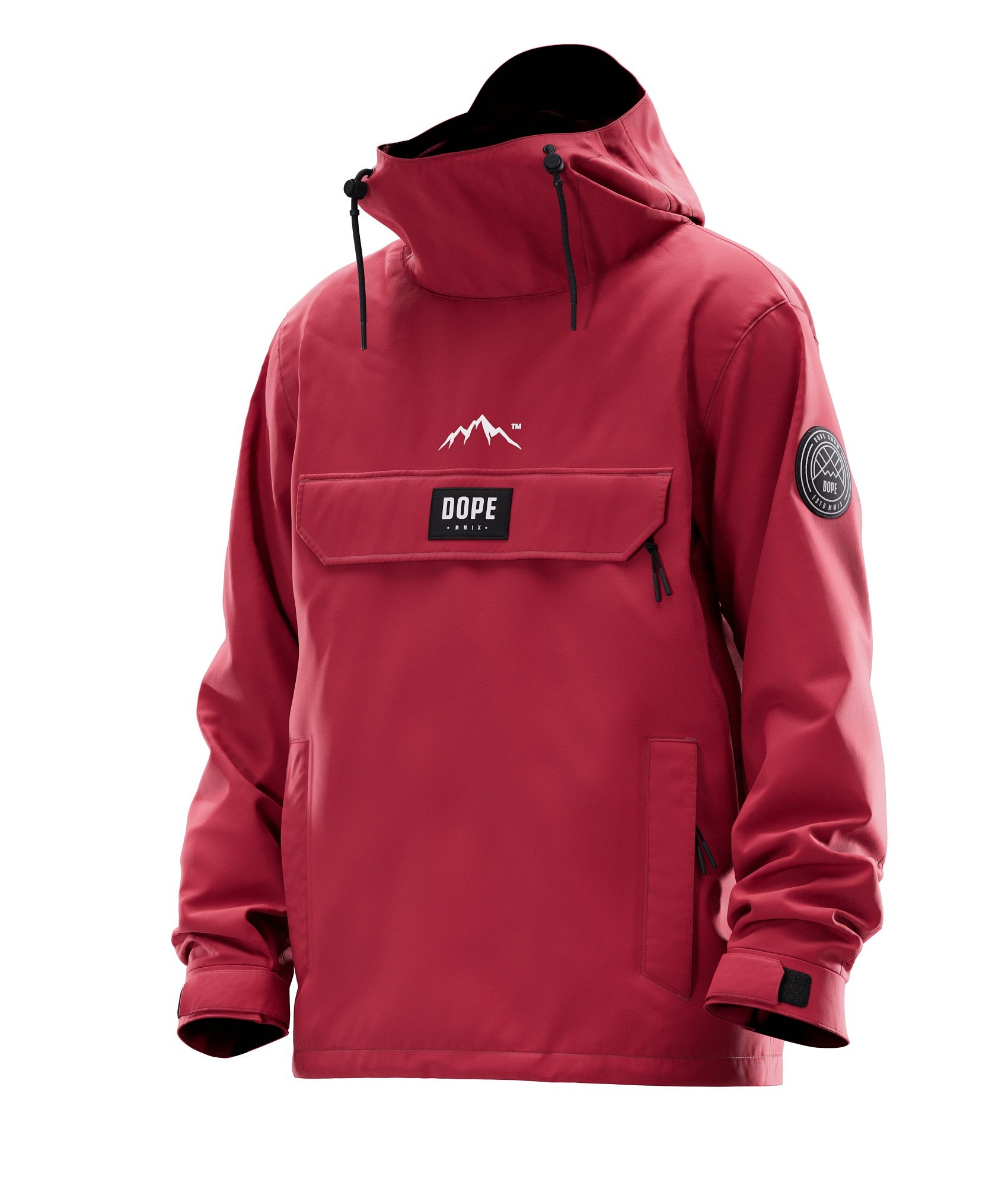 Dope Blizzard Snowboard Jacket Men Deep Red Ridestore