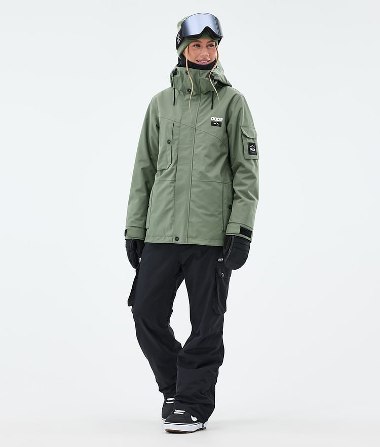 Dope Adept W Giacca Snowboard Donna Moss Green, Immagine 3 di 10