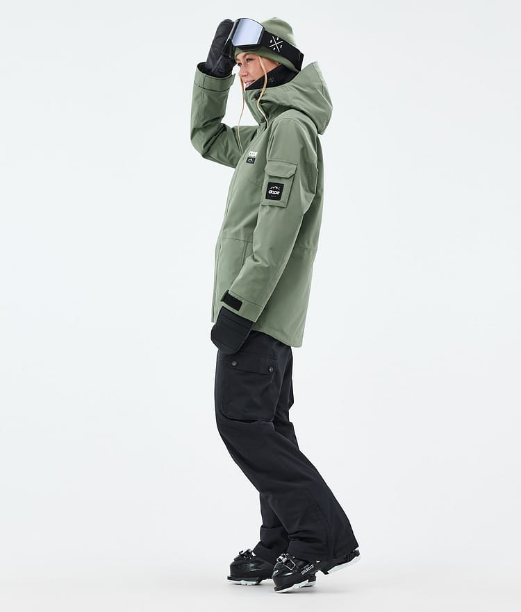 Dope Adept W Ski jas Dames Moss Green, Afbeelding 4 van 10
