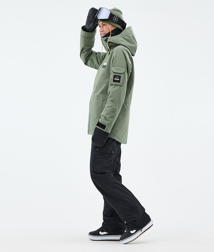 Dope Adept W Giacca Snowboard Donna Moss Green, Immagine 4 di 10