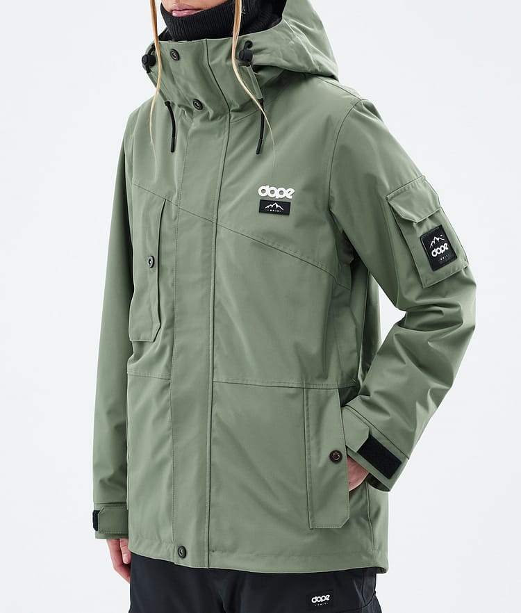 Dope Adept W Giacca Snowboard Donna Moss Green, Immagine 8 di 10