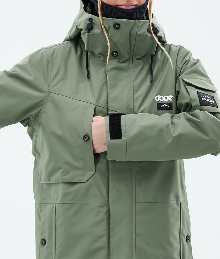 Dope Adept W Giacca Snowboard Donna Moss Green, Immagine 9 di 10