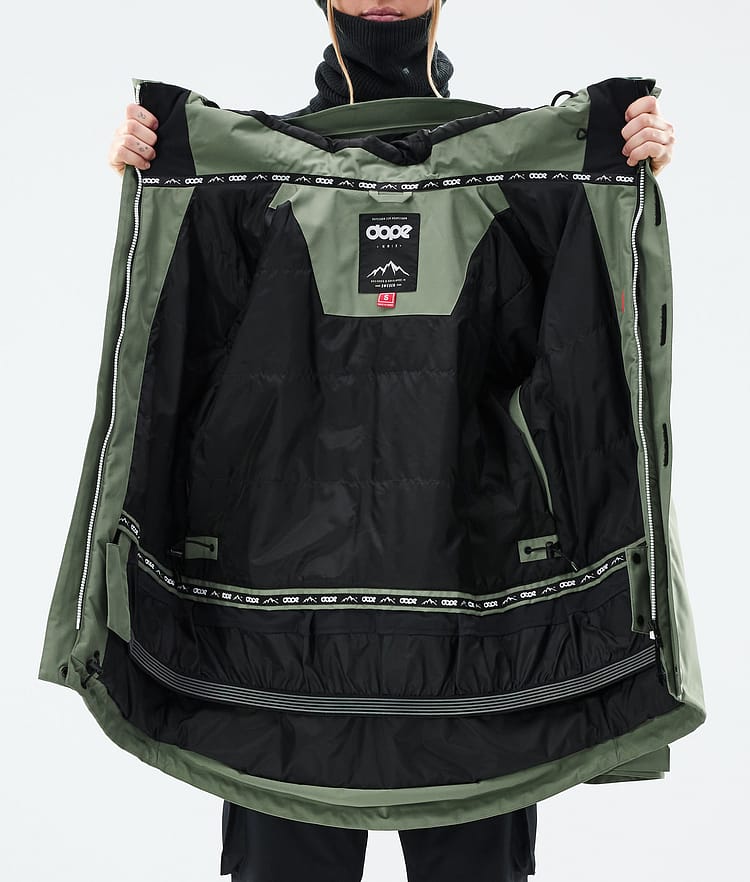 Dope Adept W Giacca Snowboard Donna Moss Green, Immagine 10 di 10