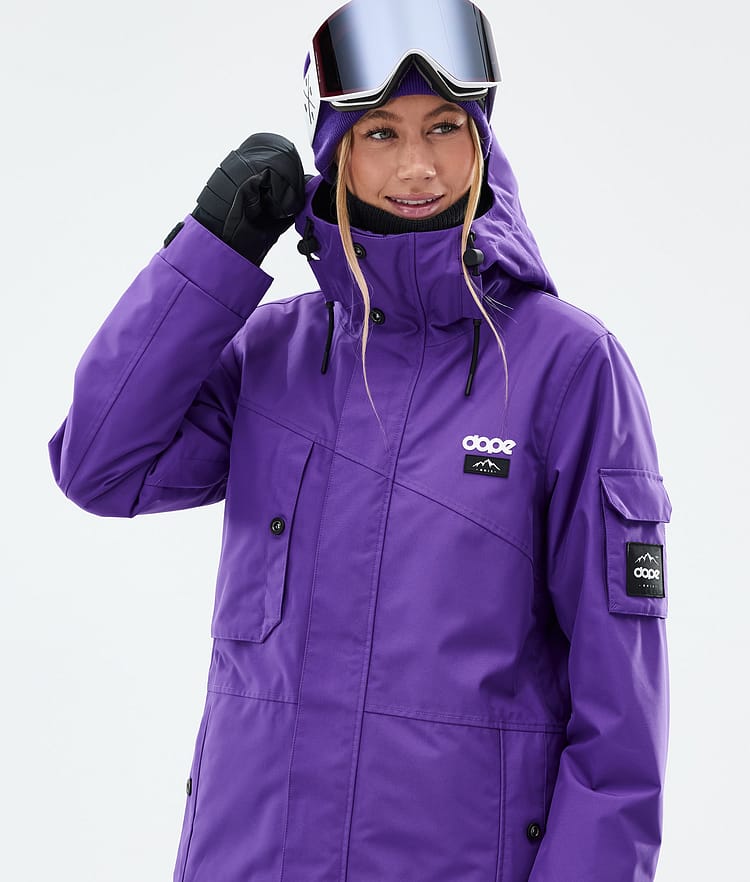 Dope Adept W Snowboard Jacket Women Vivid Purple Renewed, Image 2 of 10