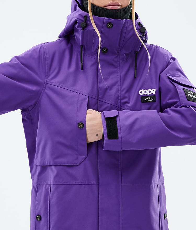 Dope Adept W Snowboard Jacket Women Vivid Purple, Image 9 of 10
